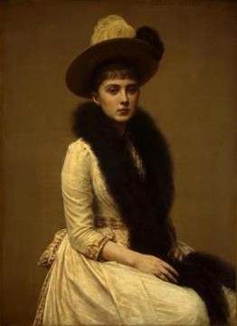 portrait Tableau Peinture - Portrait de Sonia 1890 Henri Fantin Latour